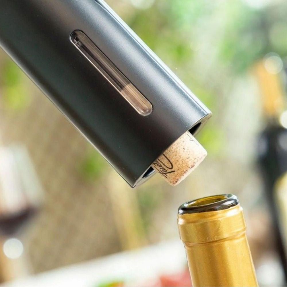 Electric Wine Opener with Charging Stand – Automatic Corkscrew, Opens up to 100 Bottles per Charge – USB Rechargeable