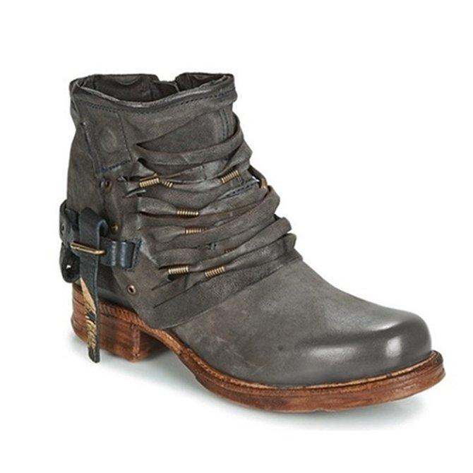 Women's Comfortable Ankle Boots with Non-Slip Sole Black