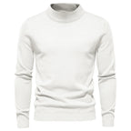 Admire | Men's Mock Neck Turtleneck Sweater - Soft Knit Pullover
