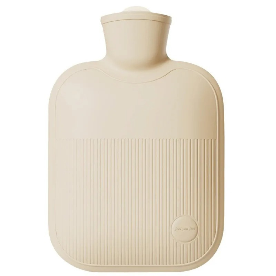 Large Hot Water Bottle 68 oz with Soft Fleece Cover – Leak-Resistant, Warmth for Feet, Hands & Back, 4 Colors