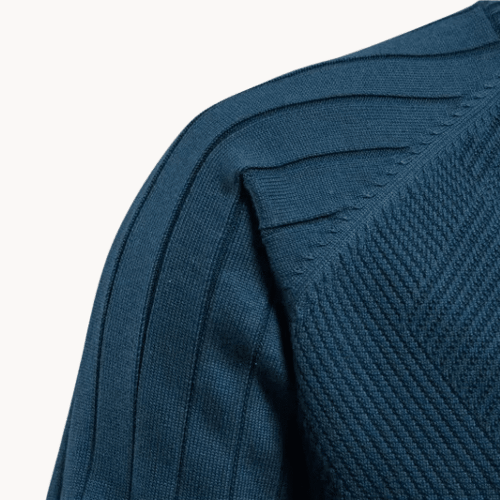 Hommes | Zip Pullover Jacket | Structured Design with Stand Collar