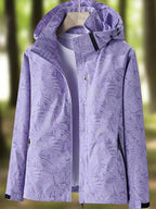 Pamelo | Women's Jacket | Full-length Zipper Closure Purple
