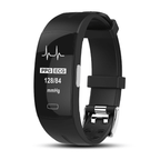 Smart Fitness Tracker with Heart Rate Monitor – Activity & Sleep Tracking, Notifications, OLED, IP67, iOS & Android