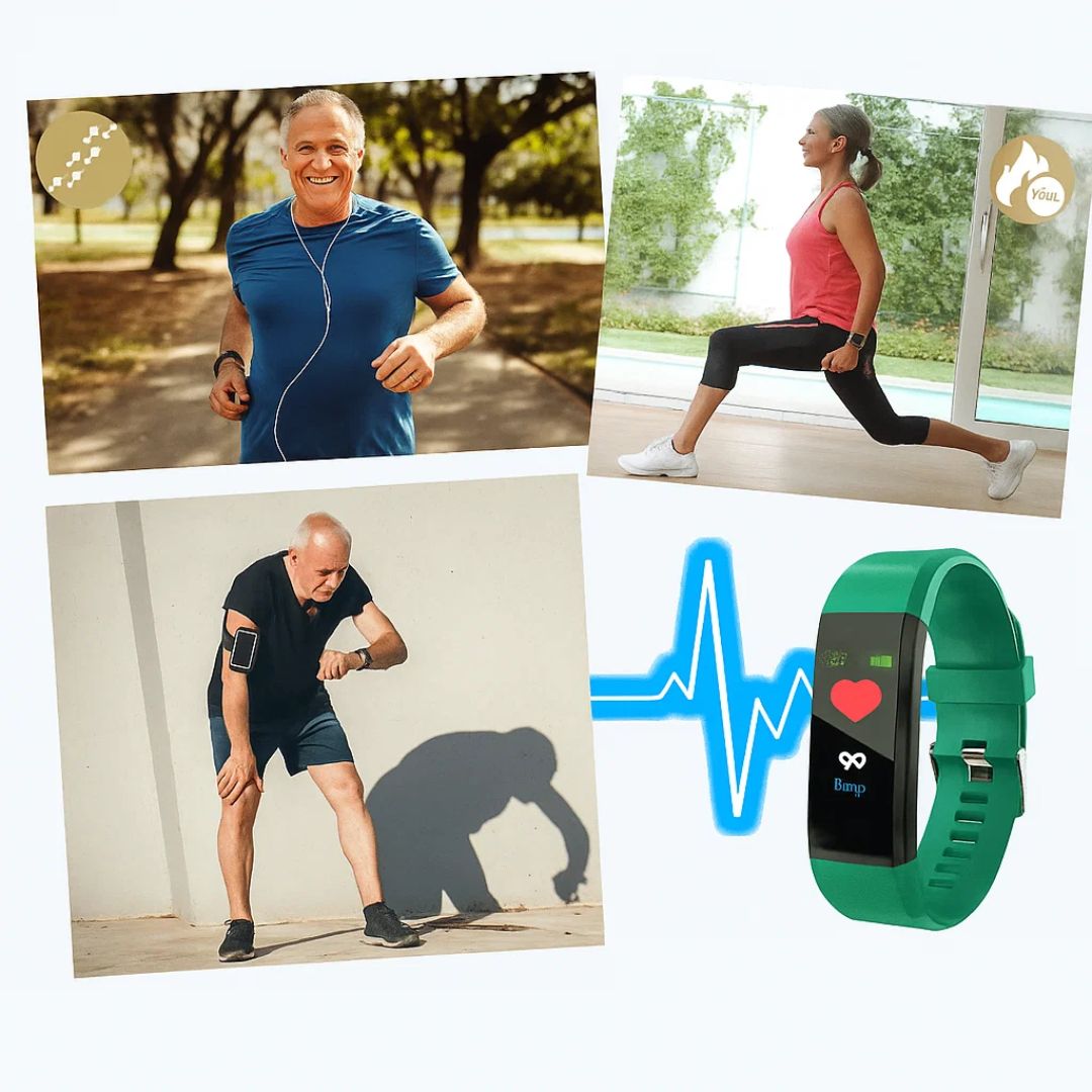 Safety Watch for Seniors with Fall Detection, GPS Tracker & Emergency Button – SOS Watch for Elderly with Heart Rate, 5 Colors