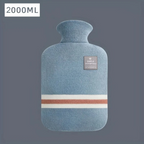 Hot Water Bottle with Knit Cover, 34 oz – Soft Warmth for Cold Winter Nights, 5 Colors