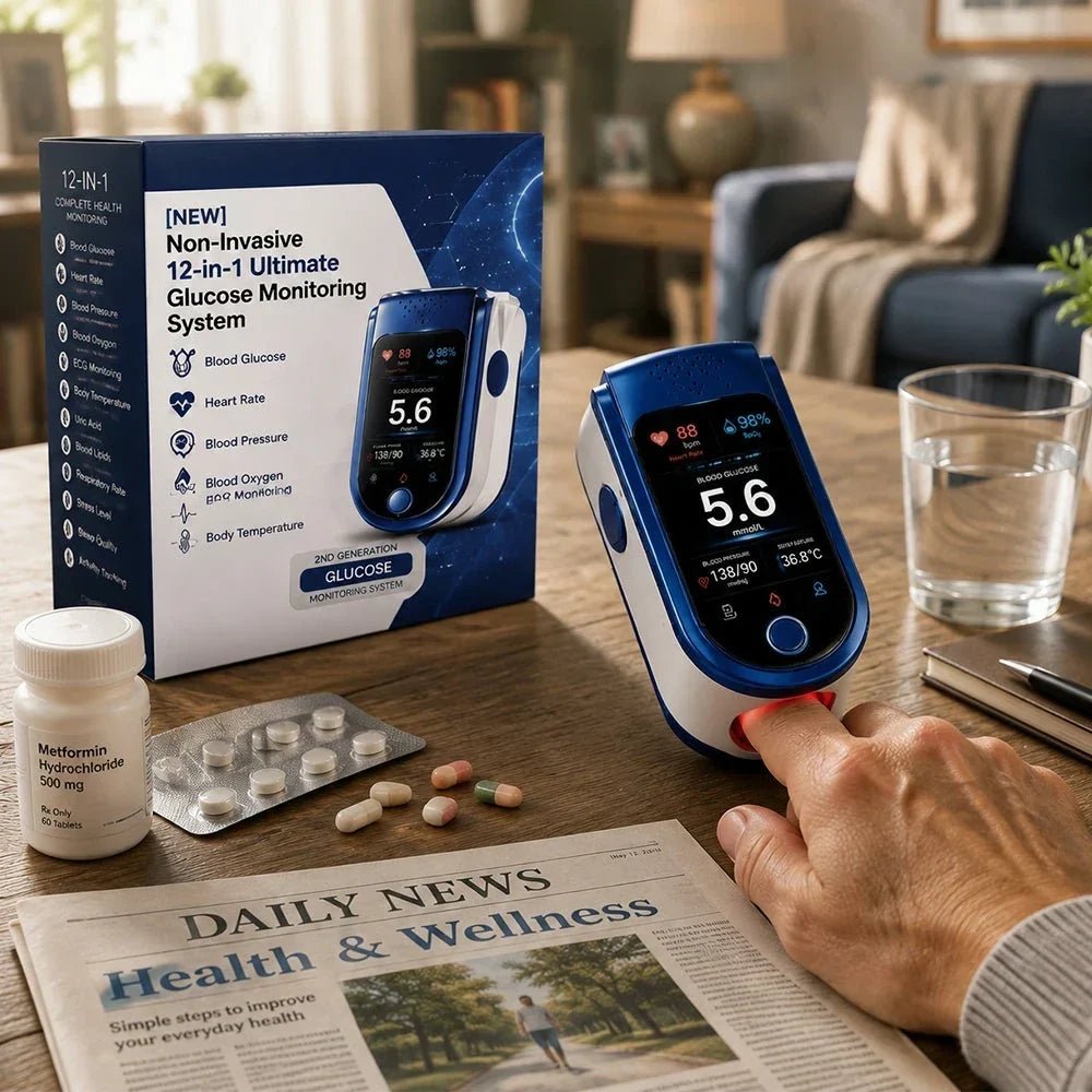 Non-Invasive Daily Health Tracker – Portable Wellness Monitor for Home Use