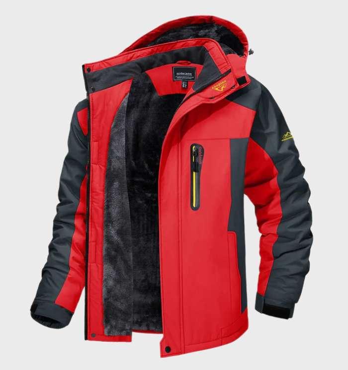Ranches | Warm and Waterproof Men’s Fleece Jacket with Hood Rot