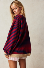 Mechi | Striped Oversized Sweater
