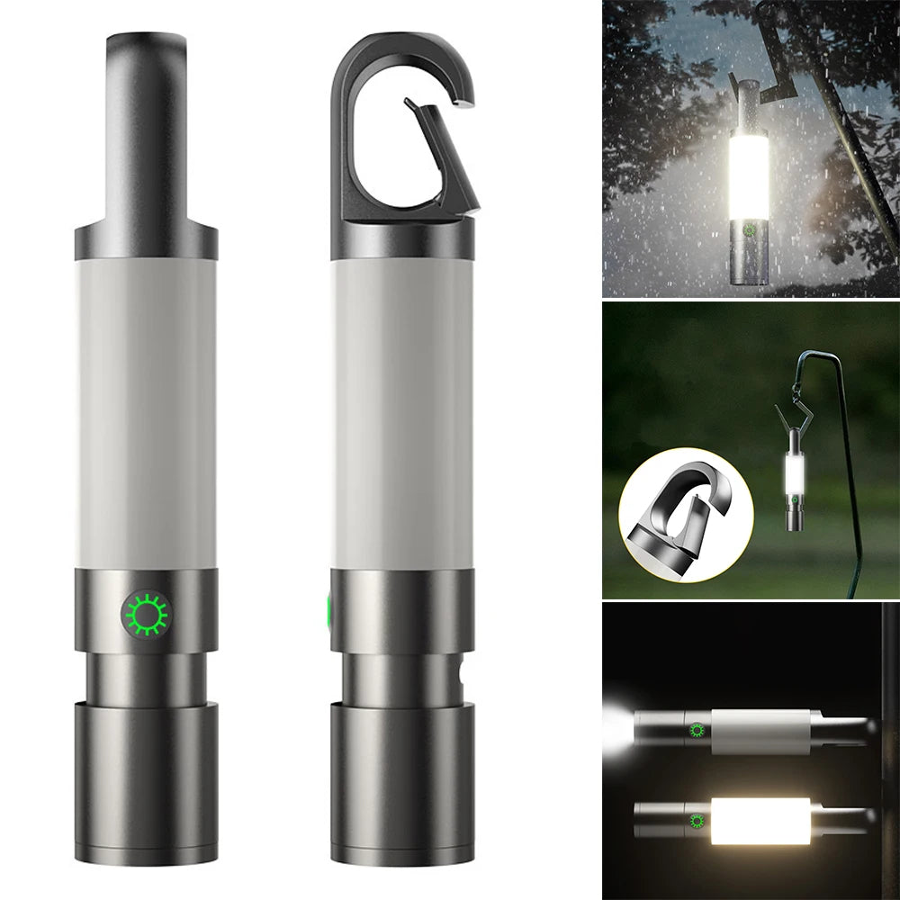 Magnetic LED Flashlight – Rechargeable Flashlight with 4 Light Modes, USB-C, Magnetic Tail for Hands-Free Use, 1 or 2 Pack – MeteorLite