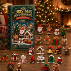 Building Blocks Advent Calendar 2026 – 24 Mini Christmas Building Sets to Build & Hang as Ornaments, for Kids & Adults