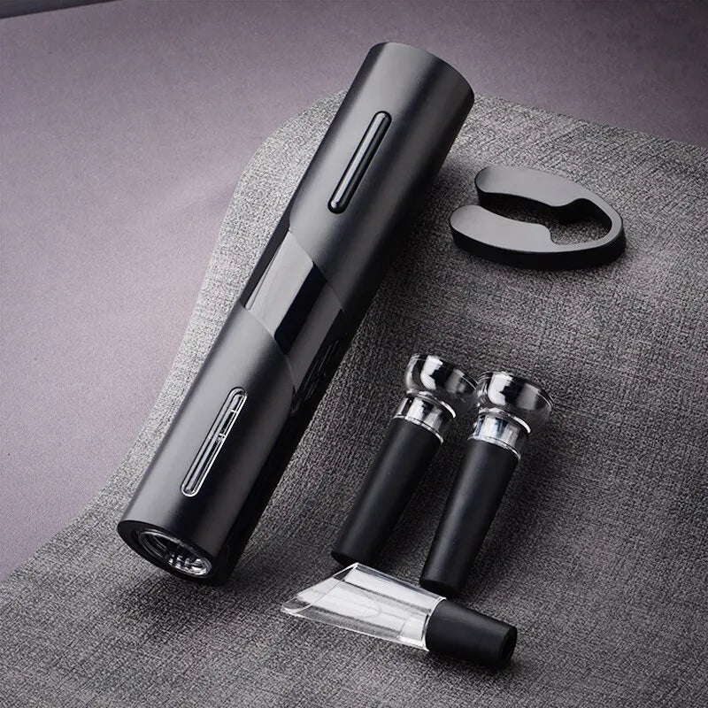 Electric Wine Opener with Charging Stand – Automatic Corkscrew, Opens up to 100 Bottles per Charge – USB Rechargeable
