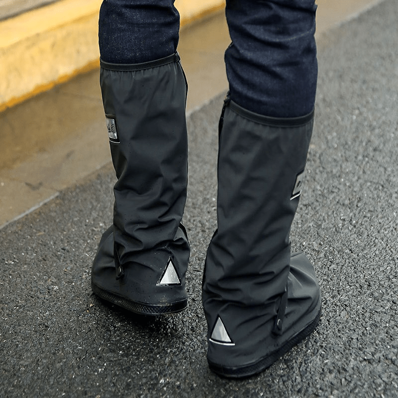 Waterproof Shoe Covers for Rain & Mud – Reusable Non-Slip Overshoes, Foldable, Fits Sneakers & Boots, S–2XL