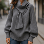 Damaris | Women’s Sweater | Scarf-Style Neckline