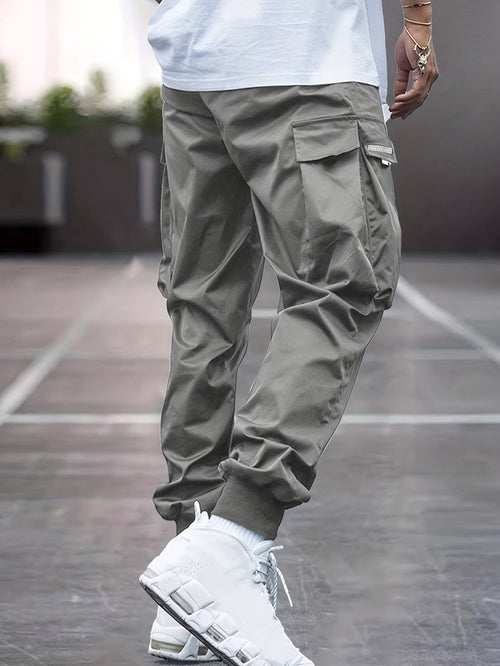 Calico | Men’s Cuffed Ankle Cargo Jogger Pants
