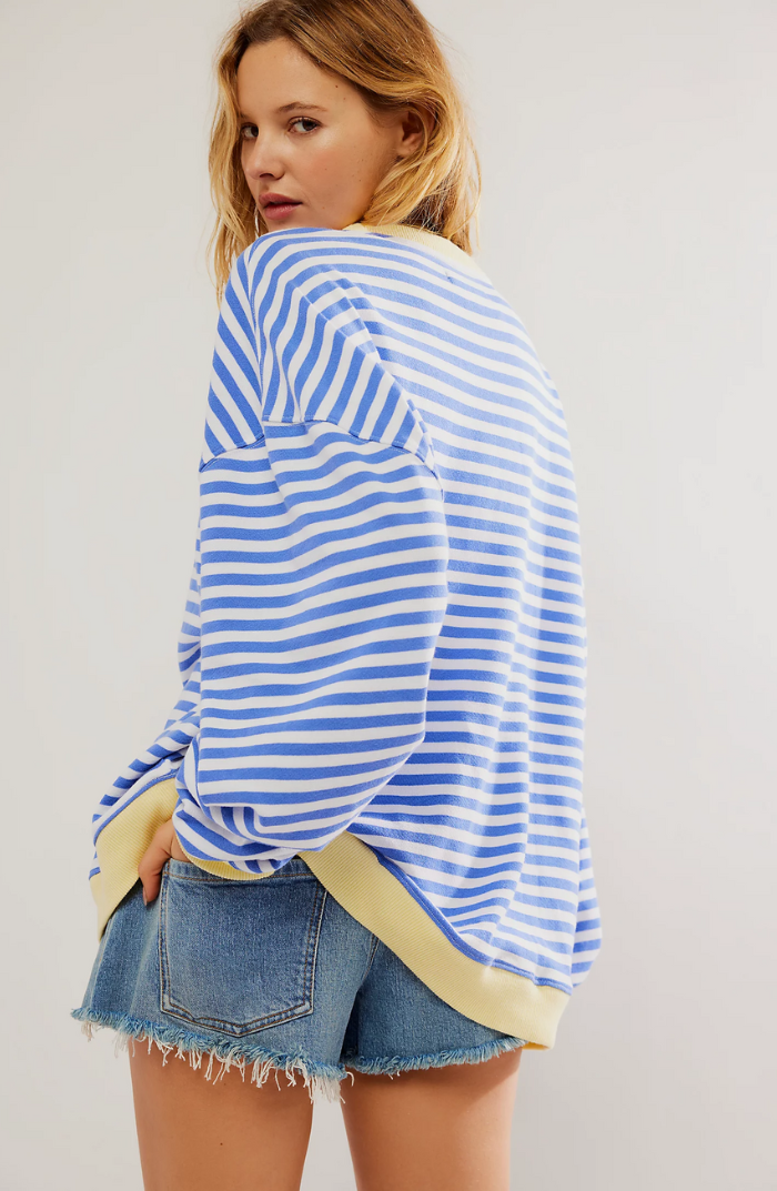 Mechi | Striped Oversized Sweater