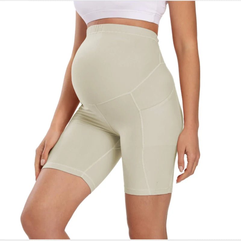 Sylvia Maternity Leggings – Maternity Workout Leggings for Yoga & Walking, Comfy & Flexible, 6 Colors, S–XL – Bersh Light Brown