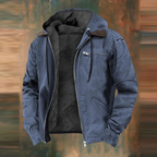 Hermosa | Stylish & Warm Hoodie Jacket Blue