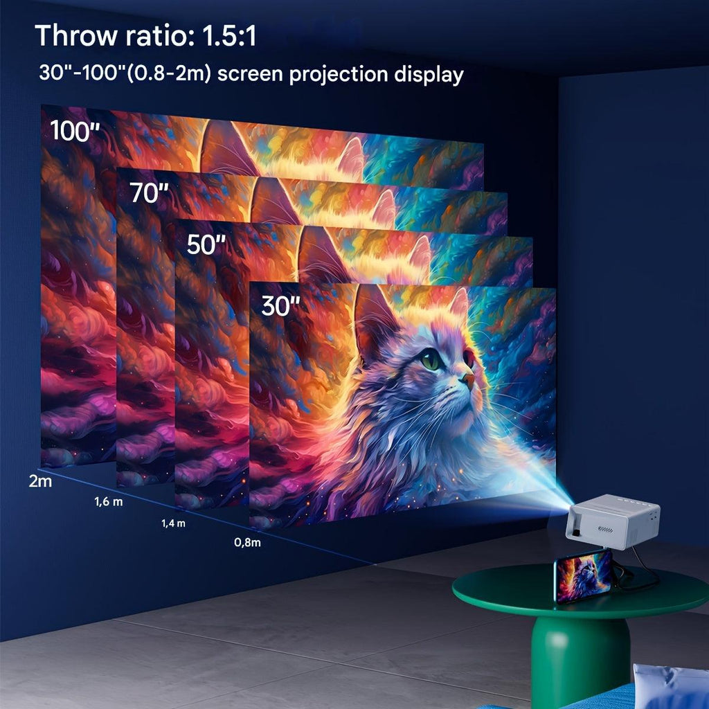 Ultra-Bright Mini Projector (3000 Lumens) - LumoBeam
