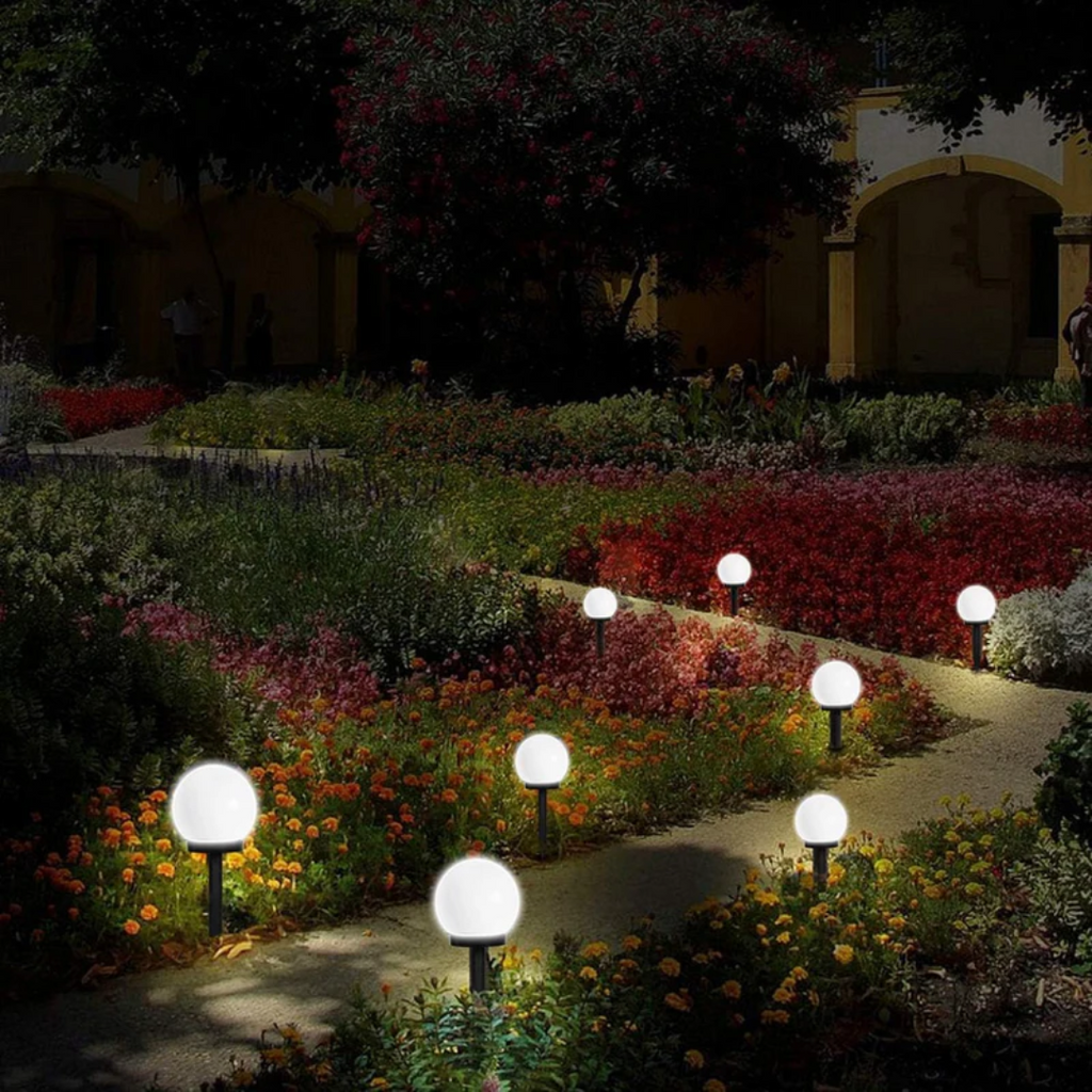 3-Pack Waterproof LED Solar Orb Garden Lights – Solar Ball Lights for Yard, Path & Patio, Wireless – SunLuxe Orbs