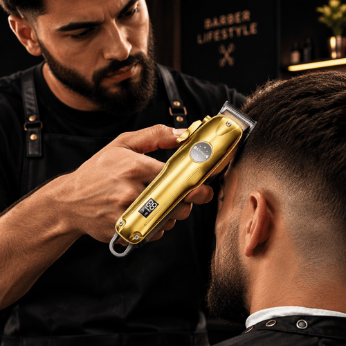 3-in-1 Professional Hair Trimmer Set – Cordless Hair Clippers, T-Blade Outliner and Foil Shaver for Men, Barber Grooming Kit