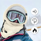 3-in-1 Winter Hat – Warm Windproof Beanie with Neck Warmer & Face Cover, Fleece Lined Balaclava, 5 Colors – Calico