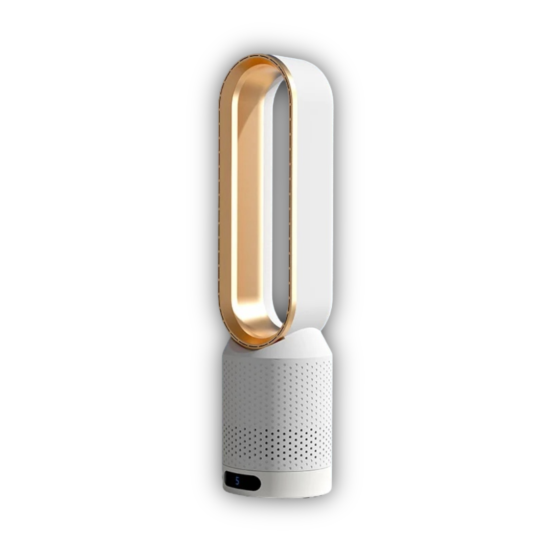 3-in-1 Bladeless Air Cooler & Air Purifier Gold