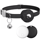 Smart Tracker Collar for Cats and Dogs – Pet Tracker for Android, Works with Google Find My Device, Reflective