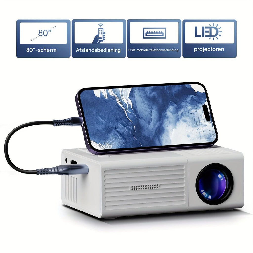 Ultra-Bright Mini Projector (3000 Lumens) - LumoBeam