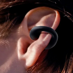 Wireless Earphones – Bone Conduction Bluetooth Earphones, Open-Ear, Water-Resistant, Up to 8h Battery, Black or White – EchoSonic