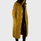 Roque | Women's Cardigan | Longline Length Yellow