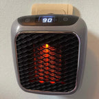 Portable Space Heater with Fast Heating – 800W Electric Heater with Timer, Tip-Over & Overheat Protection – Hulvio