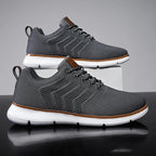 Mane | Men's Sneakers | Lace-Up Knit Gray