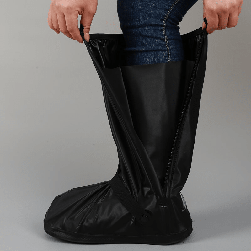 Waterproof Shoe Covers for Rain & Mud – Reusable Non-Slip Overshoes, Foldable, Fits Sneakers & Boots, S–2XL