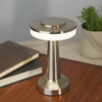 Wireless Retro Table Lamp – Cordless Rechargeable LED Lamp, Dimmable with 3 Color Temperatures, Metal Bar & Restaurant Lamp – LumiBar