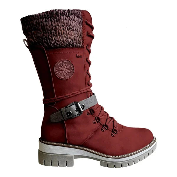 Emma Women's Warm Winter Boots Red