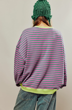 Mechi | Striped Oversized Sweater