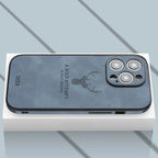 Luxury Deerskin iPhone Case - Veltro Hellblau