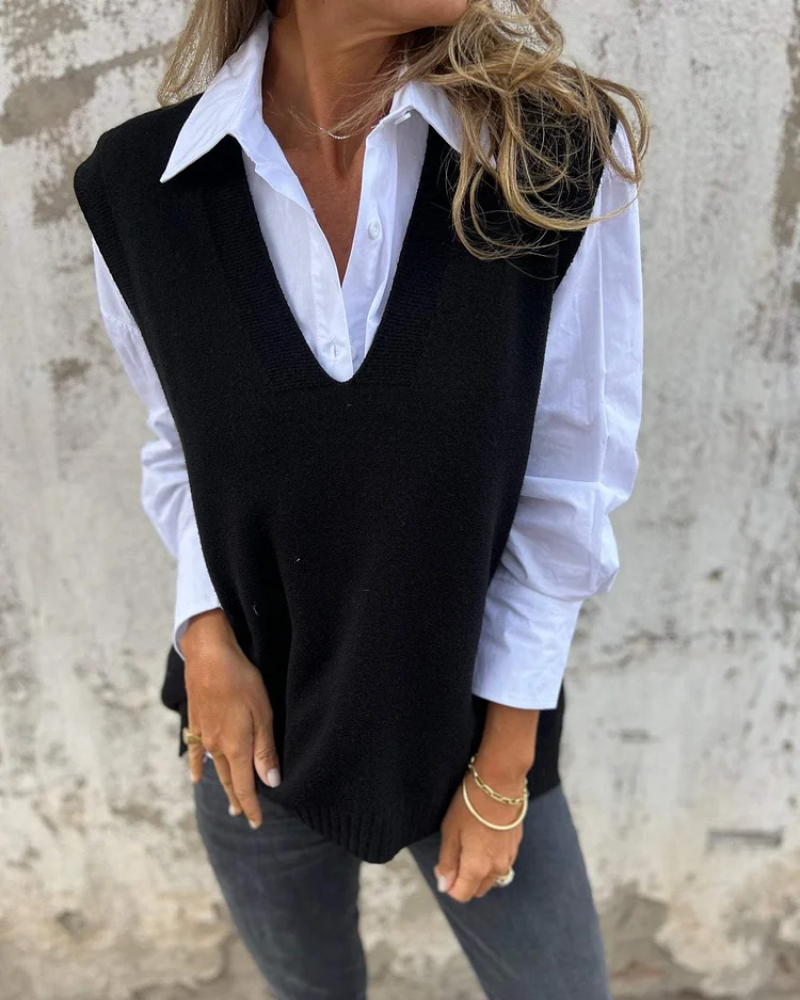 Zahara | Women's Sweater | V Neck Longline Fit