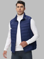 Grayson | Lightweight Quilted Vest for Men Blue