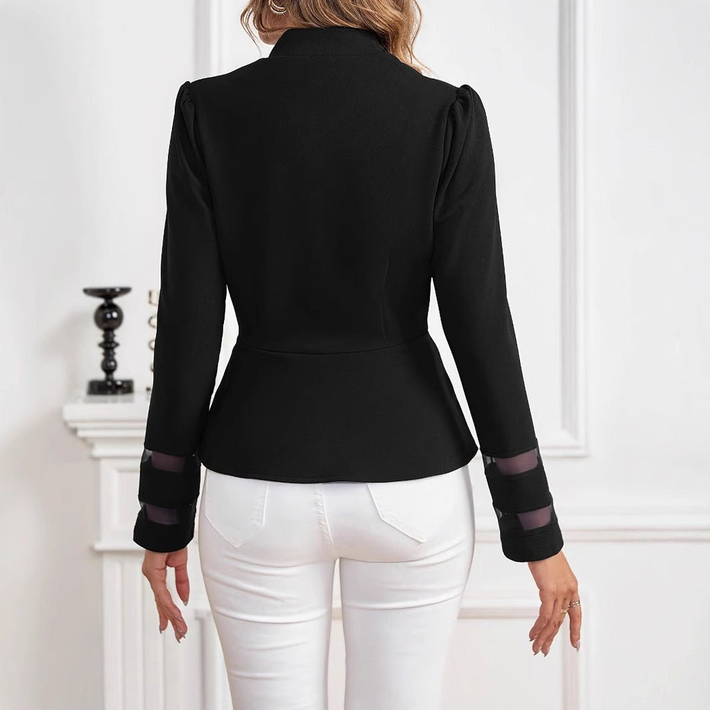 Pamelo | Women's Peplum Blazer Slim Fit Structured Shoulder