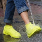 Waterproof Shoe Covers – Reusable Elastic Rain Overshoes for Walking & Cycling, Washable, 5 Colors, S–L