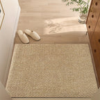 Absorbent Doormat for Indoor & Outdoor – Non-Slip Jute-Look Entry Rug, Machine Washable, 3 Sizes