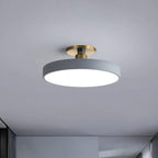 LED Ceiling Lamp in Nordic Style – Modern Round Flush Mount Ceiling Light for Bedroom & Kids Room, 12 to 19 in, 6 Colors – NordicaGlow