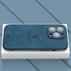 Luxury Deerskin iPhone Case - Veltro Blau