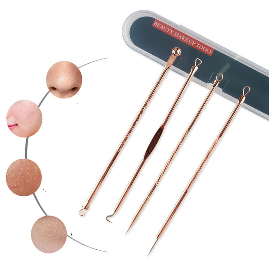 Blackhead & Pimple Removal Kit – Comedone Extractor Tool Set, Blackhead Remover Tools with Travel Case