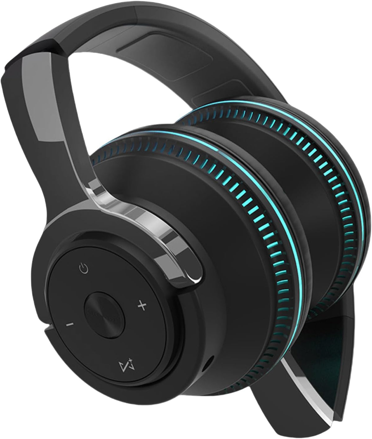 Foldable Wireless Headphones with RGB Lights – Bluetooth Over-Ear Headphones, LED Light-Up, 24h Battery, TF & AUX – Sonvix