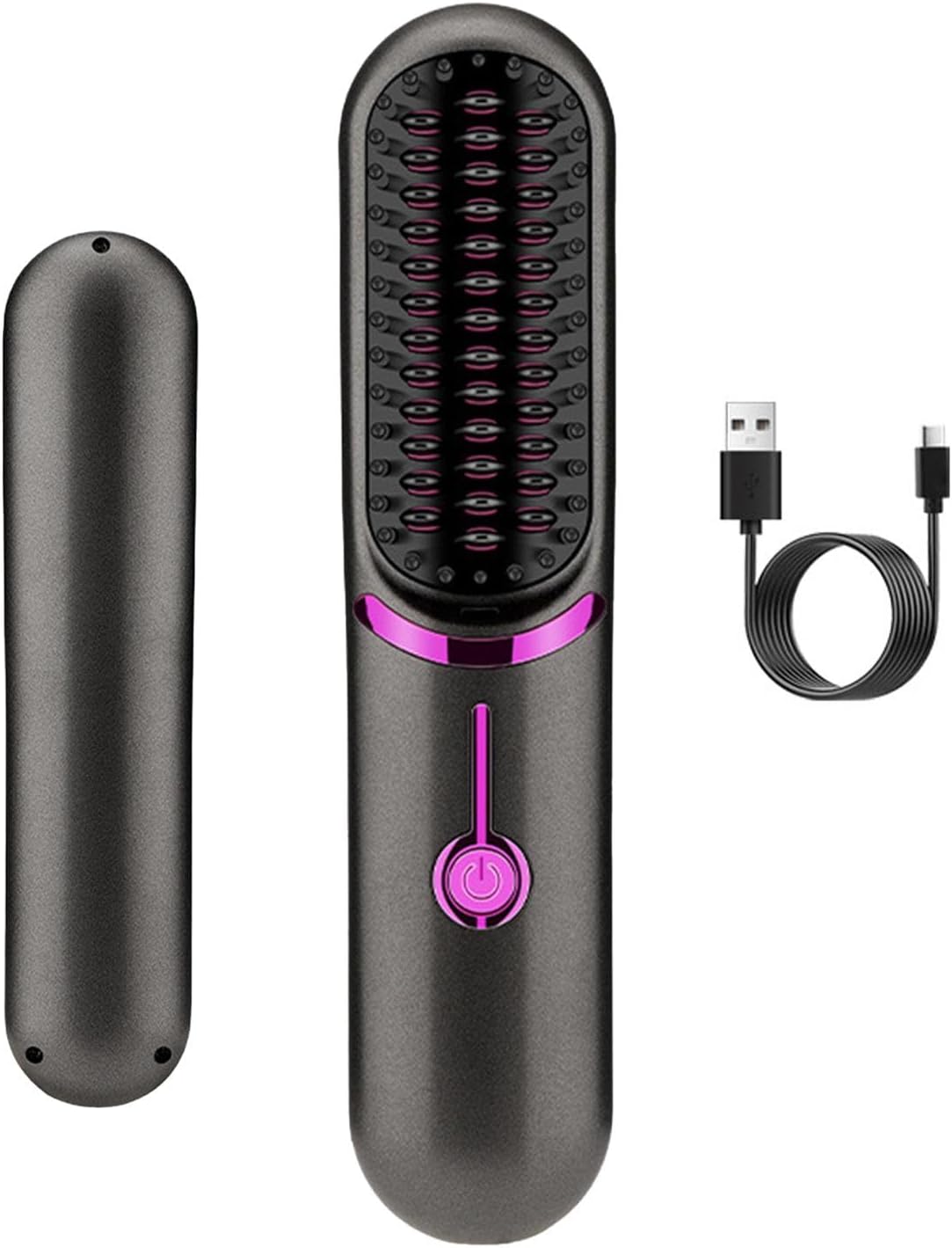 Wireless Hair Straightener – Cordless Ceramic Flat Iron, USB Rechargeable, 3 Heat Settings, Mini Travel Size – Lumea