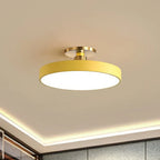 LED Ceiling Lamp in Nordic Style – Modern Round Flush Mount Ceiling Light for Bedroom & Kids Room, 12 to 19 in, 6 Colors – NordicaGlow