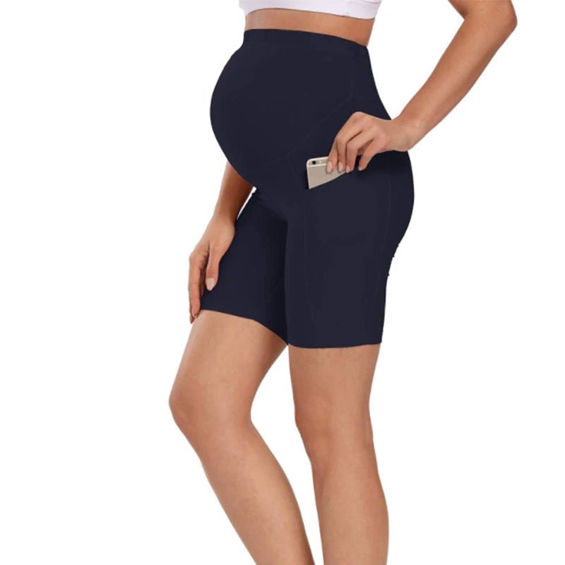Sylvia Maternity Leggings – Maternity Workout Leggings for Yoga & Walking, Comfy & Flexible, 6 Colors, S–XL – Bersh Navy Blue