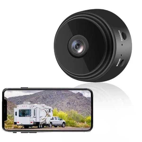 Wireless Backup Camera 720P with Night Vision – RV Backup Camera for Motorhome, Camper, Trailer & Truck, App Control, Magnetic Mount Standard